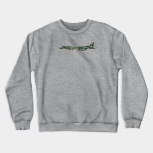 Flower Power on the back  (Bombs Away!) Crewneck Sweatshirt